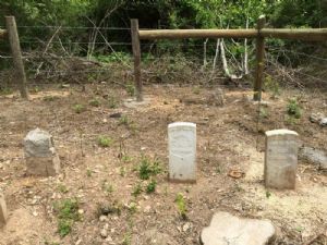 John G. Richardson and Riley M. Richardson tombstones