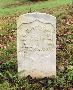 Joseph Denton Roberts military tombstones