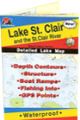 St. Clair/St. Clair River (Michigan / Ontario)  Waterproof Map (Fishing Hot Spots)